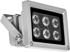 Outdoor Waterproof 940nm Infrared Night Vision LED Lamp Booster for Security Cameras, 9-Degree IR Illuminators Angle, 12V DC Fill Light, Long Illumination Distance Camera Infrared-illuminators