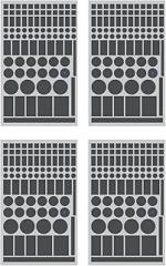 4 Sheets Light Blocking Patches For LED Indicators On Electronics Universals Dimming Sticker Covers Set Blocking Sticker