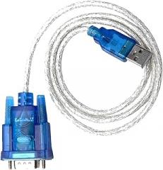 2pcs USpB to RS232 Serial Cable Port 9 Pin DB9 COM Port Adaptier Converter 9Pin RS232 Male Plug for Winndows 10 8 7 XP PC Laptop New 2026 High for Reliable Electronic Component