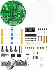 DIY Electronic Scale Kit with Round Digital Tube Display 51 Microcontroller Based High Precision Measurement Switching Between G and KG Units Peeling and Calibration Functions(A)