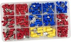 KICHOUSE Safe and Flexible Insulated Quick Splice Wire Connectors 280pcs Terminal Connector Set for Electronics