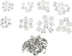230PCS for JST XH 2.54mm Wire And Cable Connector Kit With 2 3 4 5 Pin Male Female Housing And Terminal Assortment For PCB And Electronic Projects