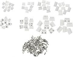 230PCS for JST XH 2.54mm Wire And Cable Connector Kit With 2 3 4 5 Pin Male Female Housing And Terminal Assortment For PCB And Electronic Projects