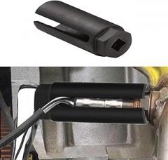 Car Oxygen Sensor Socket with Side Wire Cutout, 3/8 Inch Drive ×7/8 Inch (22mm) with 5/16