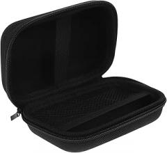 Mini Printer Storage Bag Portable EVA Hard Case for External Battery and Accessories Waterproof Oxford Pouch for Electronic Devices Black