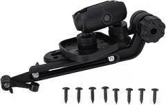 Alomejor Kayak Fish Finder Mount with 1.5in Ball Shape Nylon Rubber Marine Electronic Mount with for Scotty Fish Finders