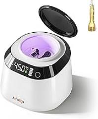 15 Mins Home Vacuum Dry: World's Fastest & Advanced Hearing Aid Dryer Dehumidifier, Care and Maintenance for Cochlear Implant, Small Electronics, Jewelry, 100% Moisture Removal(Orange Brush)