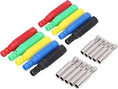 10Set Banana Plug Strong Connectivity Good Electrical Conductivity Lantern Banana Socket for Electronics Computers