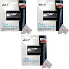 Teds Electronics CBE6NH 7.4V 2000mAh Li-ion Battery Compatible with Canon LP-E6NH - 3 Units