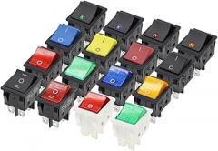 1Pcs 30A 250V Ac High Current, On/Off, Special for Eelding Maichine, Kcd4, Sterling Silver Point, Rocker Power Button Switches New 2026 High for Electronic Component, Precision