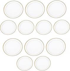 Milisten 20pcs Disposable Dinner Plates Set 7.5