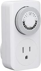 Socket,15A Timer Outlet Plug Play Cycle Timing Switch Socket,TV, Light, Decor,Aquarium,Water Heater,Heat Sink,Pump,Electronic Devices