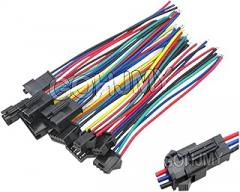 10PCS 10CM Jst Sm 2P 3P 4P 5P 6P Led Light Bar Driver Connector Plug Socket Male to Female Quick Adapter New 2025 for Arrival High Reliable Electronic Component, Precision, Stable Performance