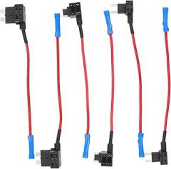 6Pcs Fuse Tap Assortment Heavy Duty In Line Fuse Holders for Automotive Circuit Protection Standard for Easy Connection for Car Electronics Accessories