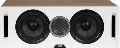 ELAC Debut Reference C5.2 Center Channel Speaker - White Baffle, Oak Cabinet