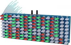 New 2024 DIY Electronic Kit Led Music Spectrum Flashing Audio Level Indicator C51 Mcu Controller Soldering Training Suite Accessories