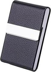 Black | Business Card Holder Metal Business Card Holder Leather Card Case With Clasp Pocket Card Case For Men Women New 2026 High For Reliable Electronic Component, Precision, Stable PeRIFormance