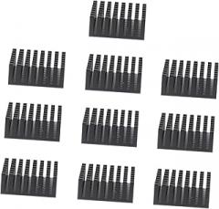 10pcs Aluminum Heat Sink for Electronics Cooling Chip Cooler Radiator High Performance Heat Dissipation for Ic Led Diode