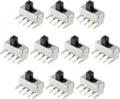 Toggle Switch Latching Slide Control 3 Pin 1P2T, [for Electronic Projects] - 5mm/100 Pcs