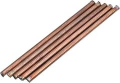 5pcs 4mm Diameter 100mm Long Pure Copper Rods 99.9% Cu Metal Cylinder for Electrical Conductivity, Compatible with DIY Electronics and Crafting