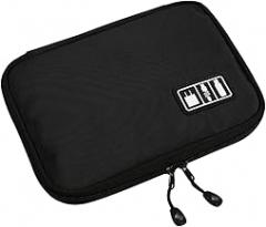 MERRYHAPY Electronics Organizer Travel Storage Bag Large Capacity Cord Charger Earphone Case Portable Digital Accessories Protector for Cables Hard Drives USB Chargers