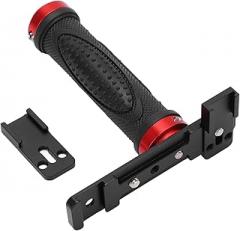 Camera Handle Grip Mount, Handlegrip Camera Stabilizer, 1/4 Inch Camera Handle Grip Support Mount for Cameras LED Light Phone