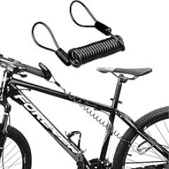 1.2m Security Cable with Loops - Weatherproof & Rustproof - Ideal for Bike, Luggage, Tools & Electronics Security