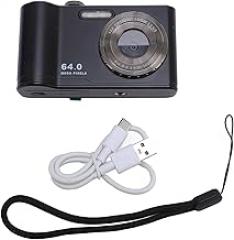Digital Camera 64MP 4K Video Recording Student Camera Travel Graduation Photography (Black)