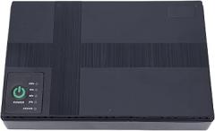 Bewinner 8800mAh Small UPS Battery Backup, Uninterruptible Power Supply with 6 Outputs USB POE LAN for WiFi Router, Modem, Security Camera, Phone, Network Electronic Devices (US Plug)