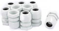 10Pcs Waterproof Brake Tools PG16 White Plastic Cable Glands Joints for 10-14mm Brake Line Tools Dia Wire