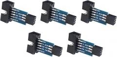 AVR Programmer Interfaces Conversion Board 10PIN to 6PIN Adapters for Electronics Programmer Header Pin Converters