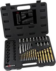 49x Extractor Kit Hand it Repair Dad Men Screw Extractor Set Portable Case for Electronics Socket Screws