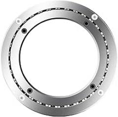 Turntable Bearing Heavy Duty Round Swivel Plate Silent Aluminium Alloy Smooth 360 Degree Rotating for Turn Table,TV Monitor Stand Electronic Repair Bearing Swivel Plate Hardware
