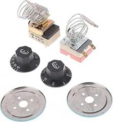 30-110 50-300 Celsius Degree Switch Adjust Knob Temperature Controller Capillary Thermostat Switch Oven Water Heater(A)