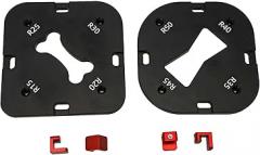 Fillet Chamfering Template Tool Woodworking with 8 Radius Options - Enhanced Safety(R15-30+R35-50)