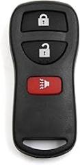 uxcell Car Replacement Key Fob Remote Control Shell Case CWTWB1U415 for Nissan Xterra 2005-2015 3 Key Button Black