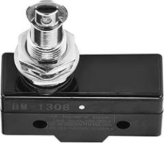 Micro Momentary Limit Snap Action Switch for Equipment Safety Protection with Silver Contacts 1Pc for DIY Enthusiasts and Electronics Hobbyists (Bei BM-1308)