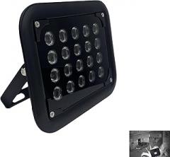 IR Illuminator for CCTV Security Cameras,12V ir Light 6 LED Infrared Illuminator Lights, Rainproof, Automatic Switch at Night (20-lamp IR Illuminator Aluminum)