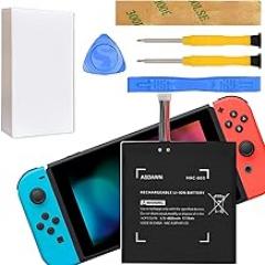 ASDAWN 4800mAh HAC-003 Battery Replacement for Nintendo Switch 2017 Game Console Handhold HAC-001 Internal, Upgraded Capacity Battery for Nintendo Switch HAC-A-BPHAT-CO HAC-S-JP/EU-CO with Tool Kit