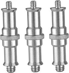 Happyyami Light Stand Screw Supply 3pcs Tripod Conversion Screws Iron Electroplated Easy Install