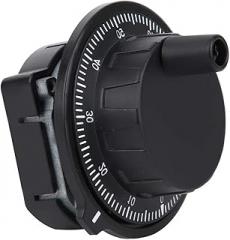 Electronic Handwheel,65mm Electronic Handwheel Pulse 100BL Split Long Line Output for CNC Machine Tools,Dameter 65mm/2.6in 100PPR 150g Starting Torques