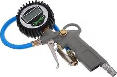 Digital Tire Pressure Gauge with Large Handle and Electronic Display, Accurate Air Pressure Monitor for Cars, Trucks, Motorcycles, and Bicycles, Heavy-Duty Tire Deflator Gauge