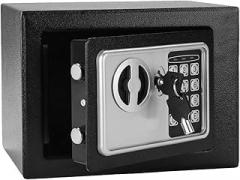 Electronic Deluxe Digital Security Safe Box Key Keypad Lock Home Office Hotel Business Jewelry Gun Cash Use Storage money (BLACK)