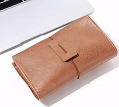 Vintage leather Electronic organizer travel case,cord organizer travel, Leather charger shortage for essentials mouse, adapter, cables (brown with elastic band)