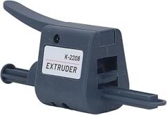 ZJchao Solder Flow Glue Dispenser, K2208 Solder Paste Press Extruder with 1.3mm and 1.3mm Nozzles for Electronics