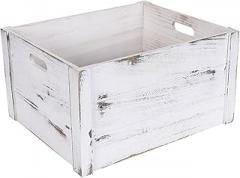 Record Rack Vinyl Record Storage Crate, Retro Vintage Record Storage Case with Handle, Wooden Album Storage Holder Record Organizer Box Record Storage Holder