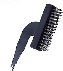 Heavy Duty Wire Brushes - Rust Removal Brush on Horsehead Saw with Multi-Purpose Function for Paint, Electronic, Rust, Dirt Removals, Nylon and Steel Bristles for Workshop, Home