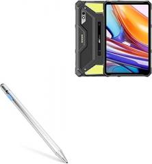 BoxWave Stylus Pen Compatible with Ulefone Armor Pad 3 Pro - AccuPoint Active Stylus, Electronic Stylus with Ultra Fine Tip - Metallic Silver