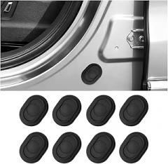 8PCS Car Door Shock Absorber, Self Adhesive Silicone Vehicle Door Shock Absorber Pad, Anti-Collision Automotive Slam Stopper Protector Accessories, Universal for Most Vehicles