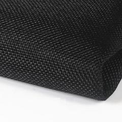 Speaker Grill Cloth Linen Speakers Fabric Protective Dustproof Mesh Cloth Stereo Fabric Replacement for Media Cabinet KTV Boxes(Black)